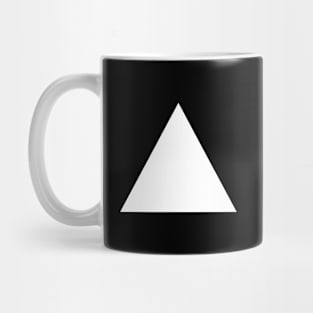 WHITE TRIANGLE Mug